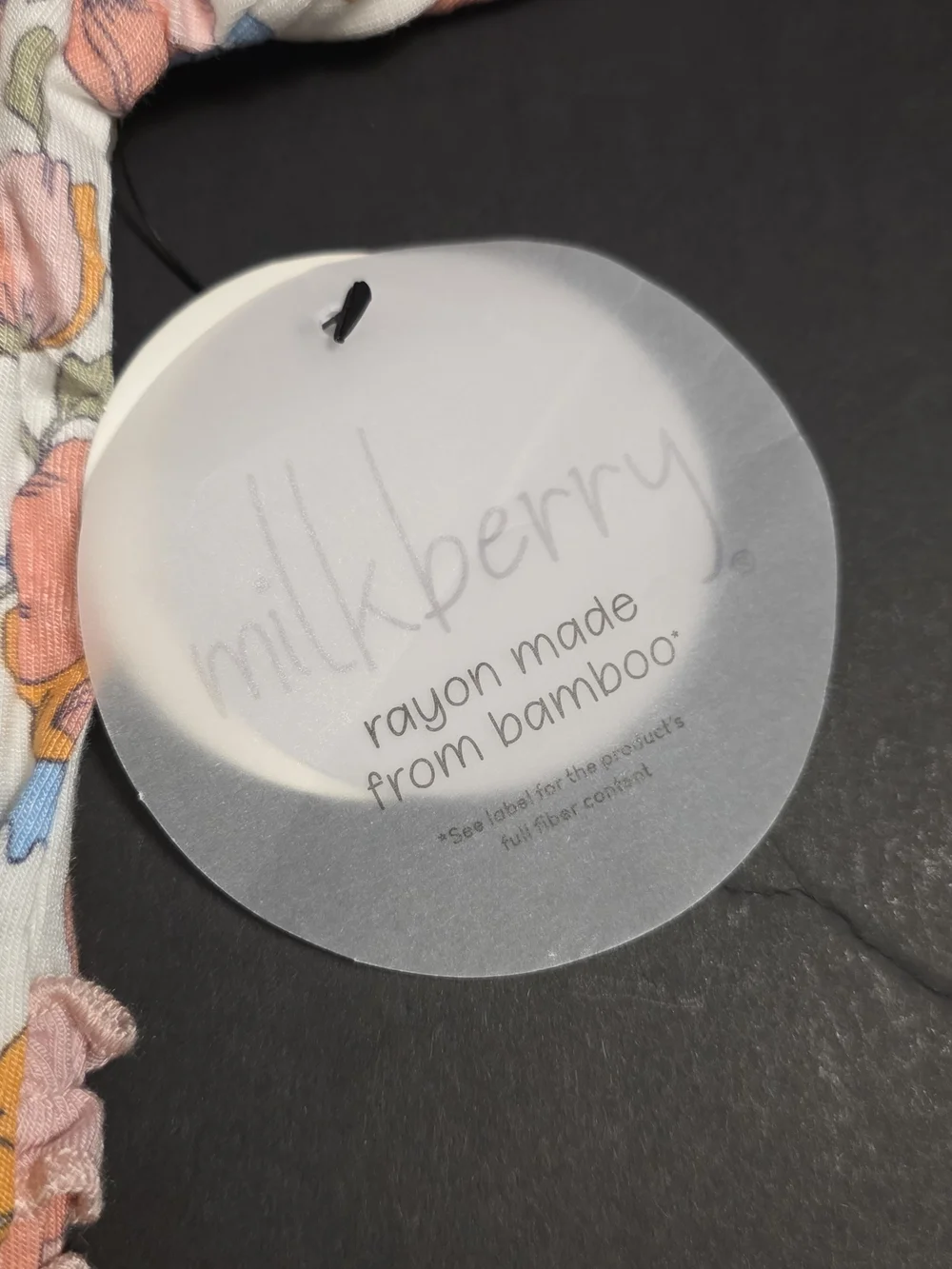 Milkberry Floral Ruffle Zipper Footie - Pink Floral on Cream 0-3m
